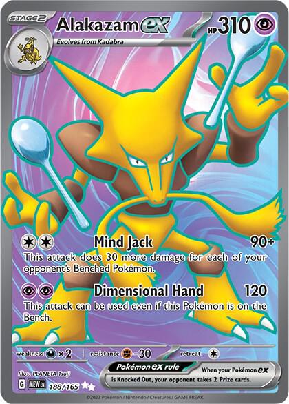 Alakazam ex - 188/165 Scarlet & Violet 151