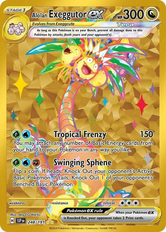Alolan Exeggutor ex - 248/191 Surging Sparks Hyper Rare