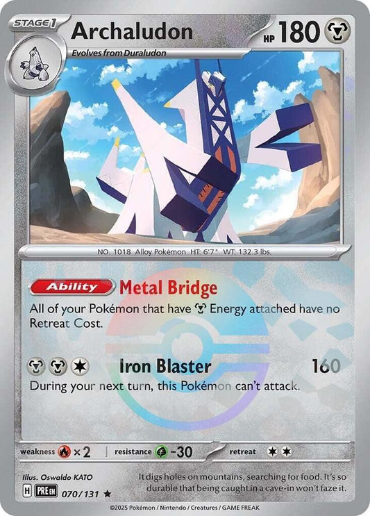 Archaludon - Prismatic Evolutions 070/131 Poke Ball Holo