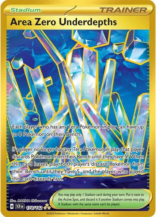 Area Zero Underdepths - 174/142 Stellar Crown Hyper Rare