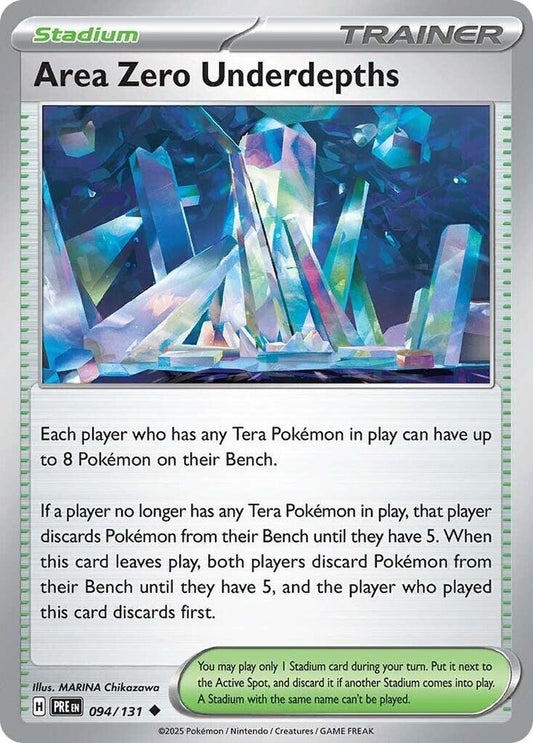 Area Zero Underdepths - Prismatic Evolutions 094/131 Uncommon