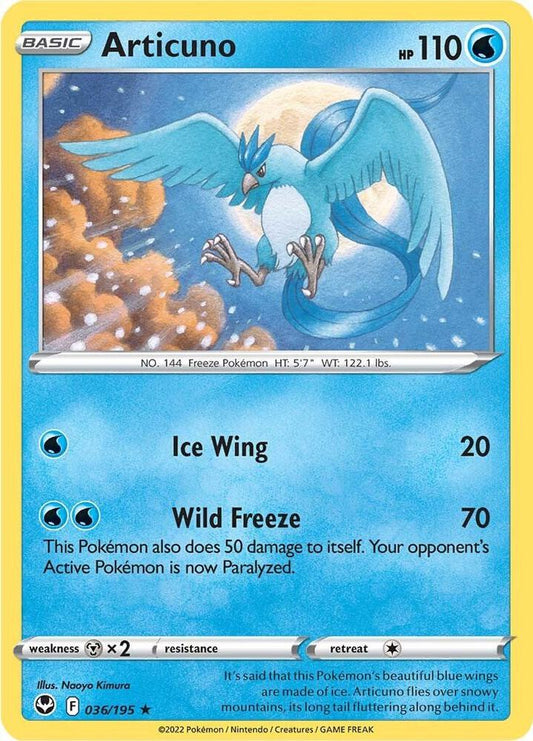 Articuno - Silver Tempest 036/195 Holo Rare