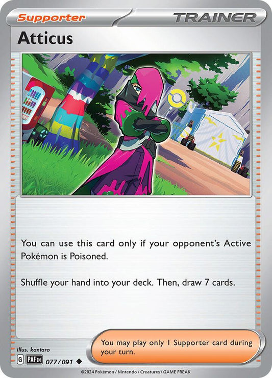 Atticus - Paldean Fates 077/091 Uncommon