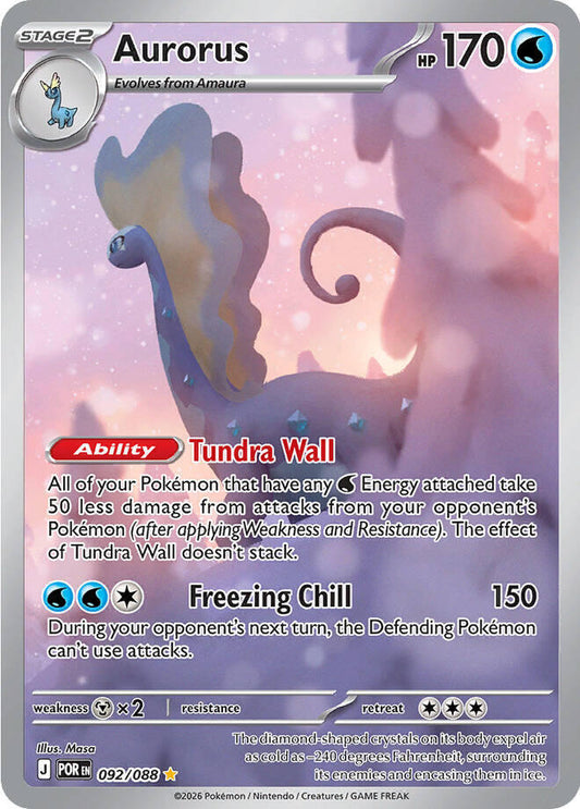 Aurorus - 092/088 Perfect Order Illustration Rare