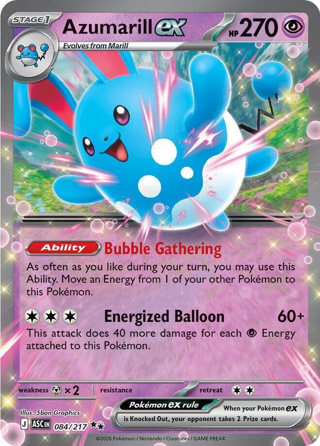 Azumarill ex - 084/217 Ascended Heroes