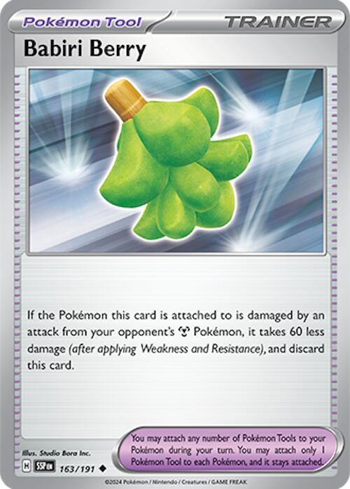Babiri Berry - Surging Sparks 163/191 Uncommon