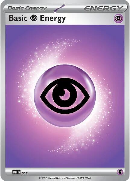 Basic Psychic Energy - 005 Mega Evolution Reverse Holo
