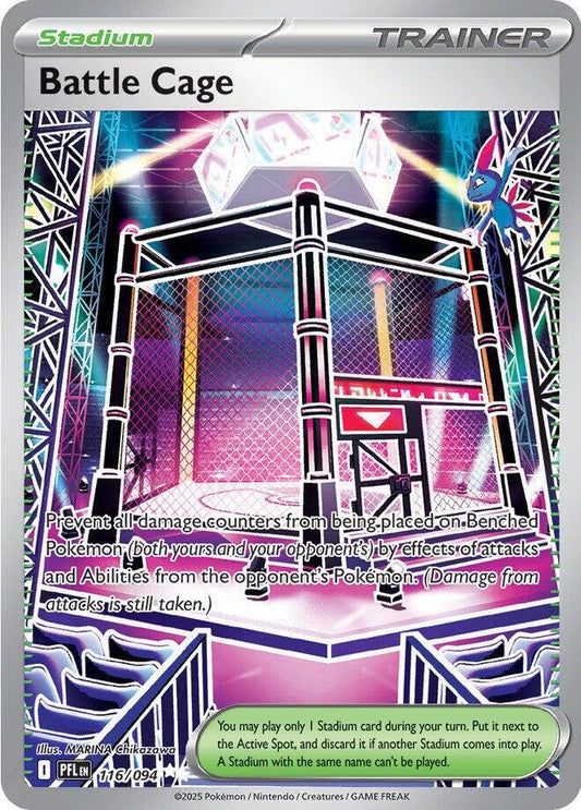 Battle Cage - 116/094 Phantasmal Flames Ultra Rare