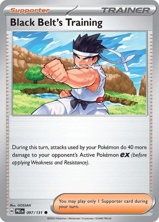 Black Belt's Training - Prismatic Evolutions 097/131 Common