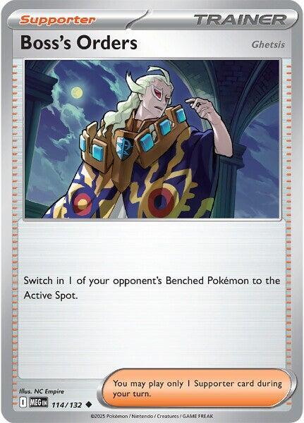 Boss's Orders - 114/132 Mega Evolution Uncommon