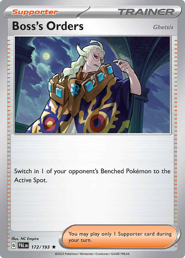 Boss's Orders - 172/193 Paldea Evolved Rare