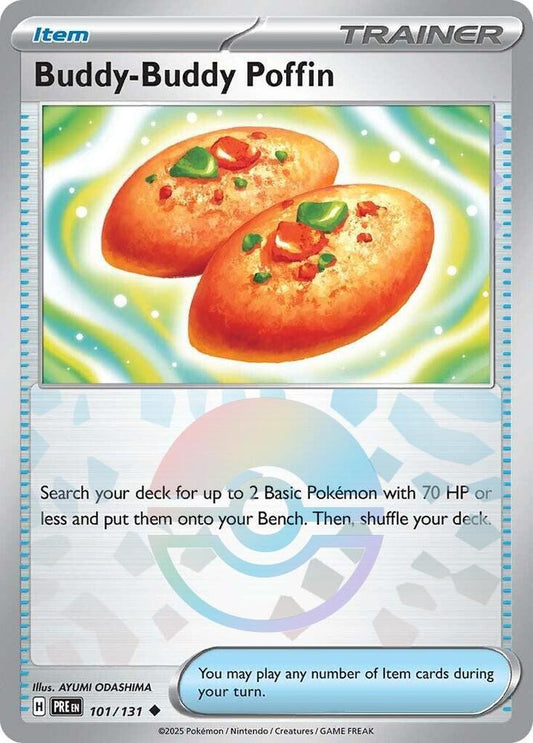 Buddy-Buddy Poffin - Prismatic Evolutions 101/131 Poke Ball Holo