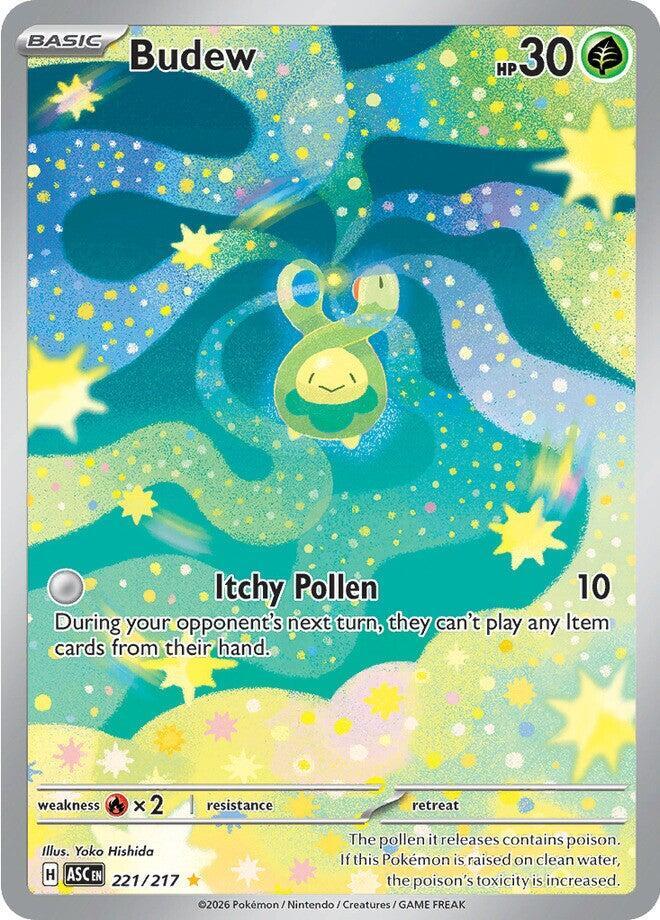 Budew - 221/217 Ascended Heroes Illustration Rare