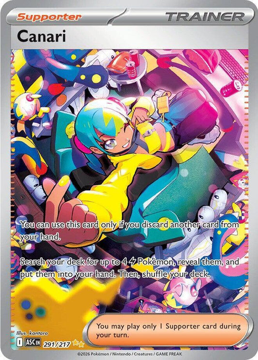 Canari - 291/217 Ascended Heroes Special Illustration Rare