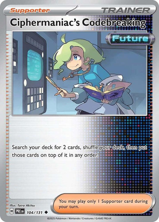 Ciphermaniac's Codebreaking - Prismatic Evolutions 104/131 Uncommon
