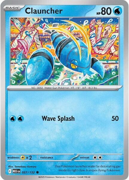 Clauncher - 037/132 Mega Evolution Common