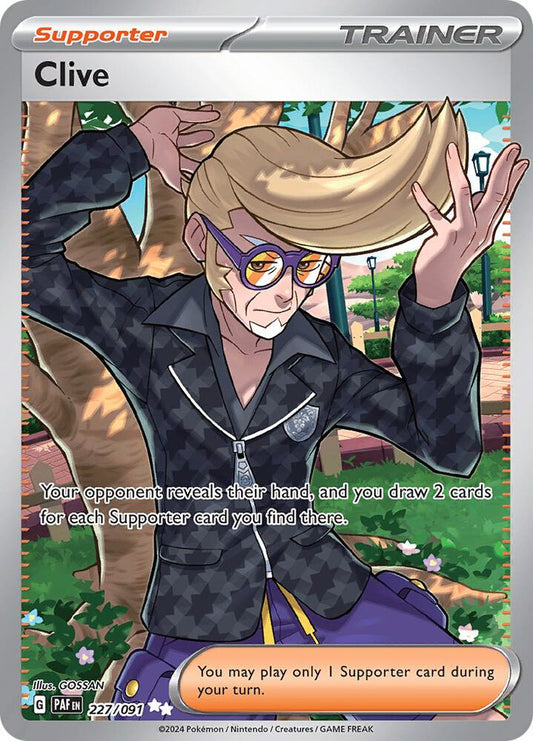 Clive - Paldean Fates 227/091 Ultra Rare