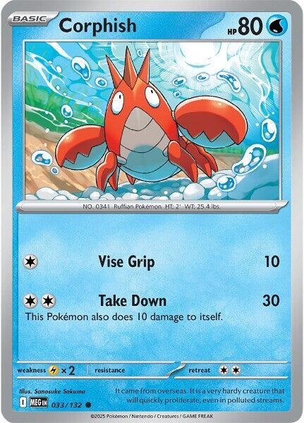 Corphish - 033/132 Mega Evolution Common