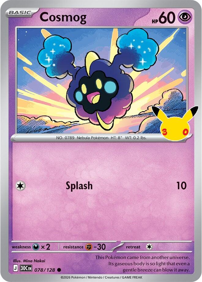 Cosmog - 078/128 30th Celebration
