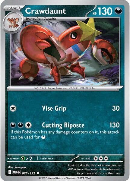 Crawdaunt - 085/132 Mega Evolution Uncommon