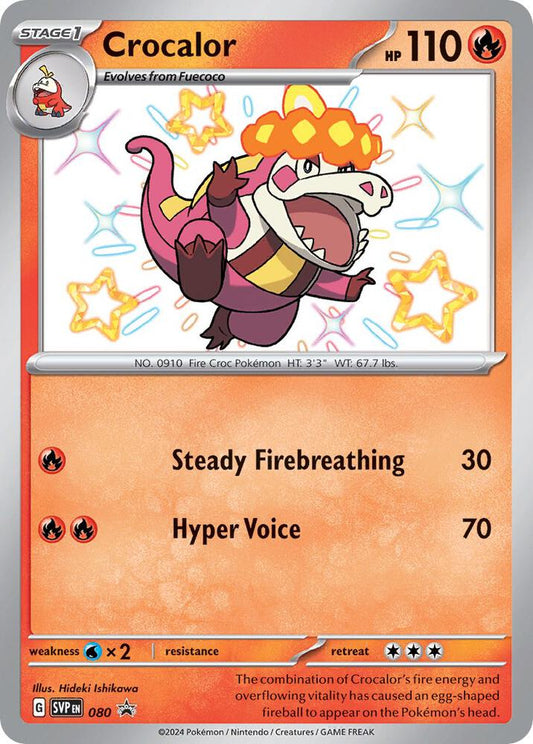 Crocalor - Scarlet & Violet 080 Shiny Promo