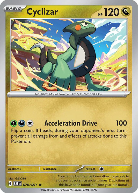 Cyclizar - Paldean Fates 070/091 Holo Rare