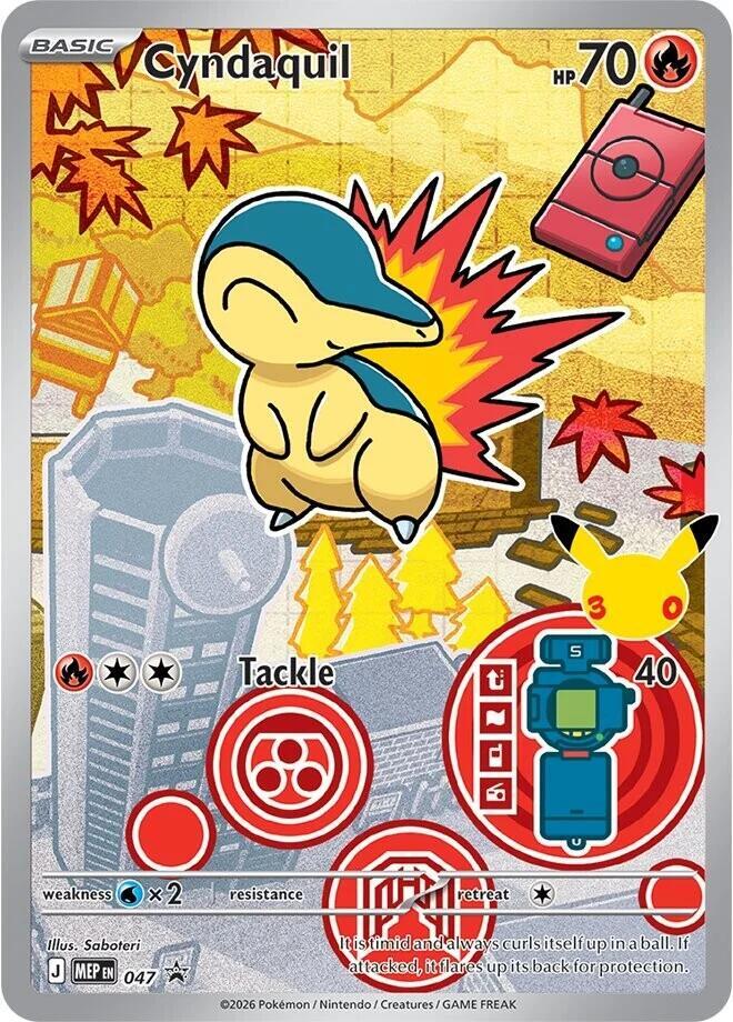 Cyndaquil - 047 - Mega Evolution Promo / First Partner Series 2