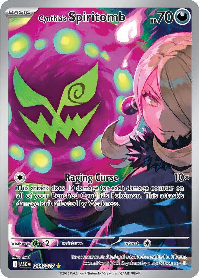 Cynthia's Spiritomb - 244/217 Ascended Heroes Illustration Rare