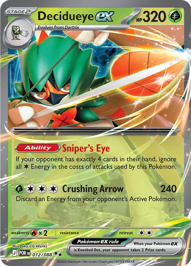 Decidueye ex - 012/088 Perfect Order