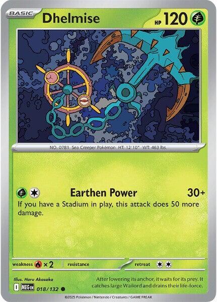 Dhelmise - 018/132 Mega Evolution Common