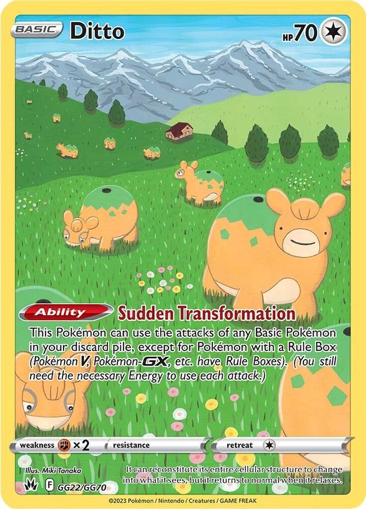 Ditto - GG22/GG70 Crown Zenith Galarian Gallery