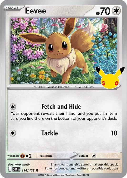 Eevee - 116/128 30th Celebration