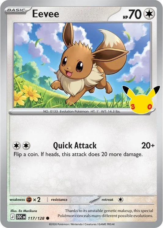 Eevee - 117/128 30th Celebration