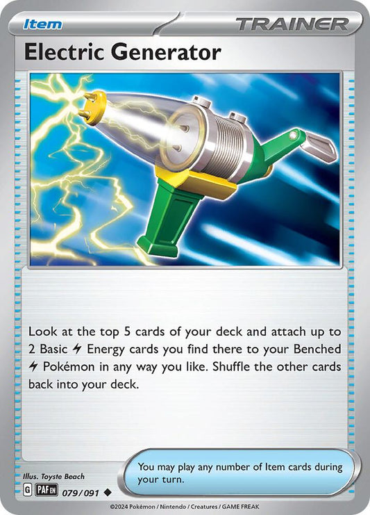 Electric Generator - Paldean Fates 079/091 Uncommon
