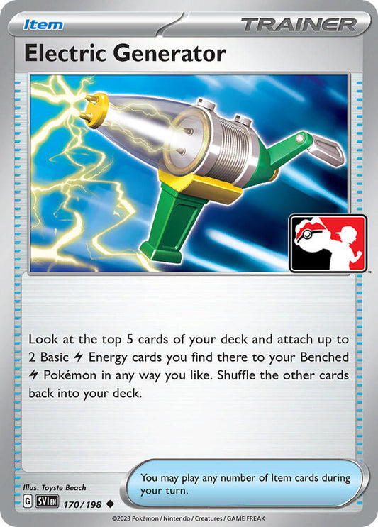 Electric Generator / Generador Eléctrico - De Liga / Prize Pack Holo Español