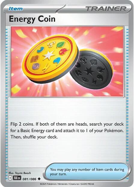 Energy Coin - Black Bolt 081/086 Uncommon