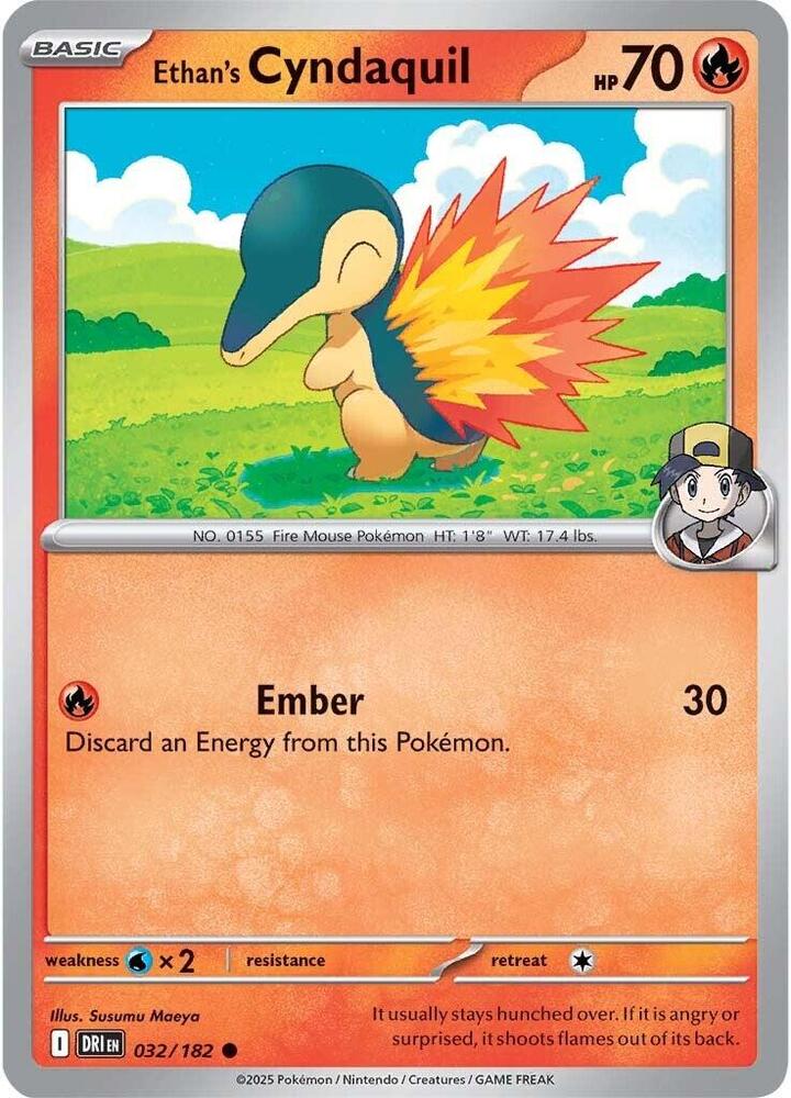 Ethan's Cyndaquil - Destined Rivals 032/182 Common