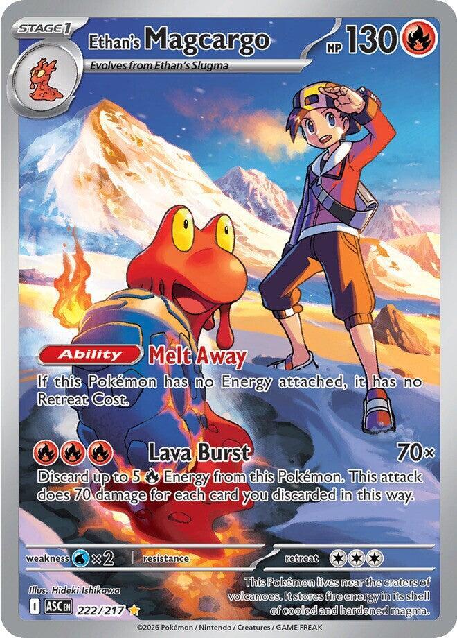 Ethan's Magcargo - 222/217 Ascended Heroes Illustration Rare