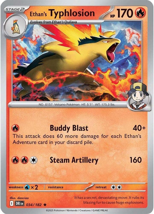 Ethan's Typhlosion - Destined Rivals 034/182 Holo Rare