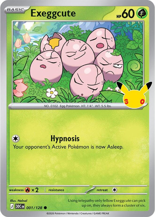 Exeggcute - 001/128 30th Celebration