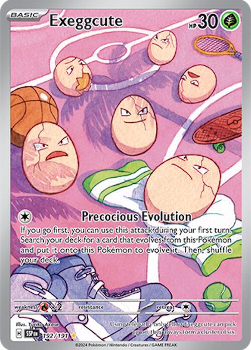 Exeggcute - Surging Sparks 192/191 Illustration Rare