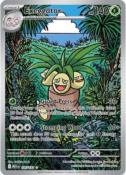 Exeggutor - 135/132 Mega Evolution Illustration Rare