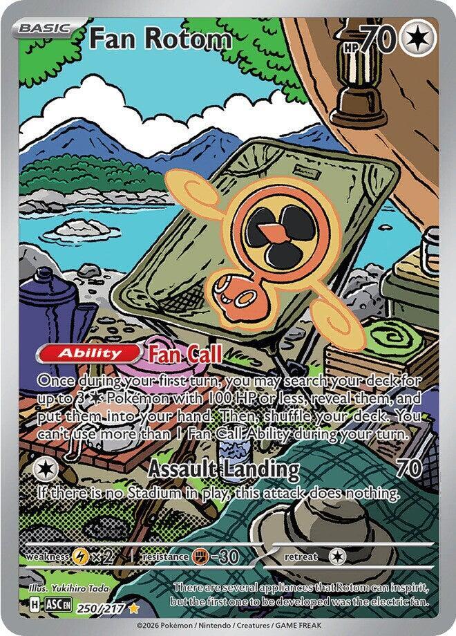 Fan Rotom - 250/217 Ascended Heroes Illustration Rare