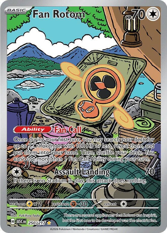 Fan Rotom - 250/217 Ascended Heroes Illustration Rare