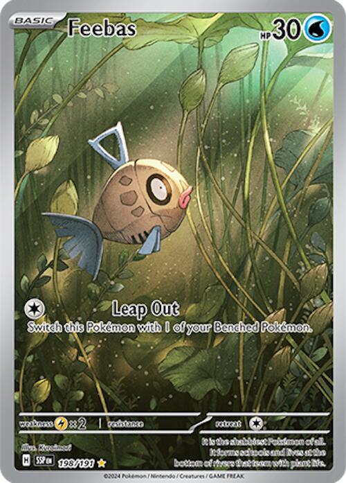 Feebas - 198/191 - Surging Sparks Illustration Rare