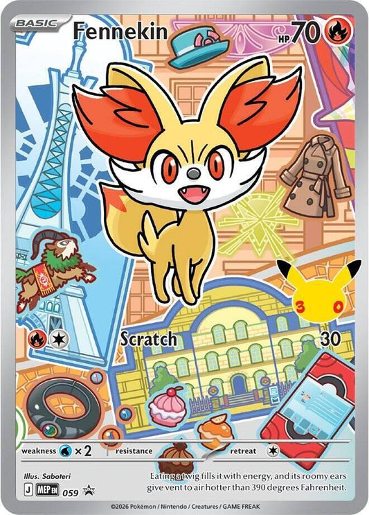 Fennekin - 059 Mega Evolution Promo / First Partner Series 3