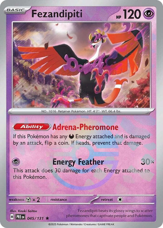 Fezandipiti - Prismatic Evolutions 045/131 Poke Ball Holo