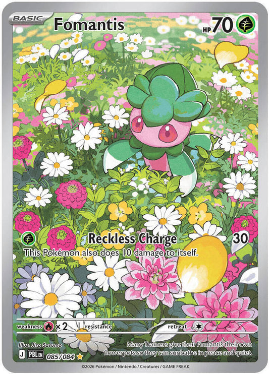 Fomantis - 085/084 Pitch Black Illustration Rare