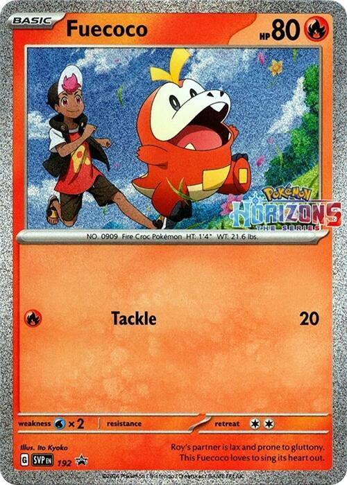 Fuecoco - Scarlet & Violet Promo 192 Holo Rare