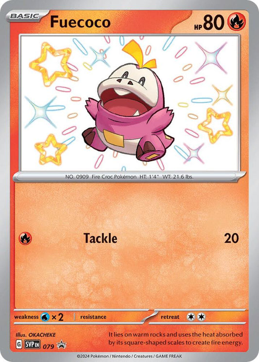 Fuecoco - Scarlet & Violet 079 Shiny Promo